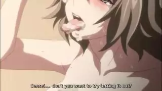 مراهقة أنيمي تحصل على درس مدرسي صريح